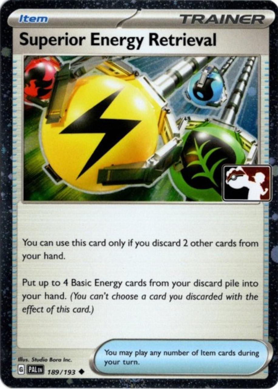 Paldea Evolved Superior Energy Retrieval [Prize-Pack-Cosmos-Holo] Pokémon card